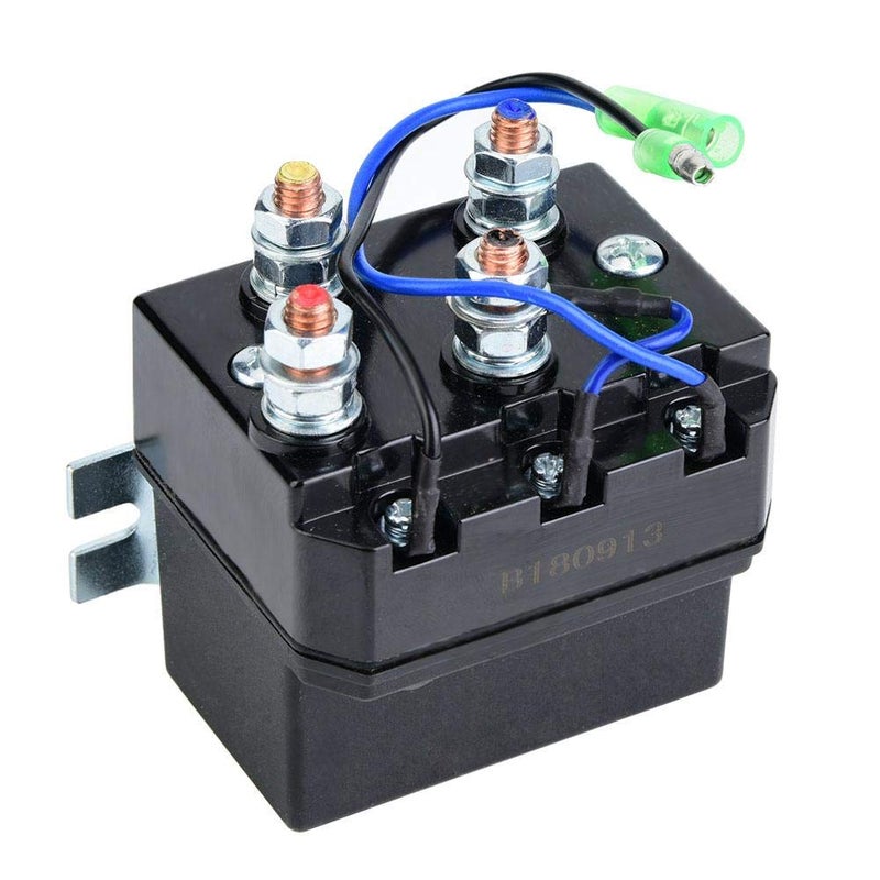 Estink Winch Solenoid Relay, Winch Contactor Reversing Relay for 1500-5000lb ATV UTV Winches - Image 1